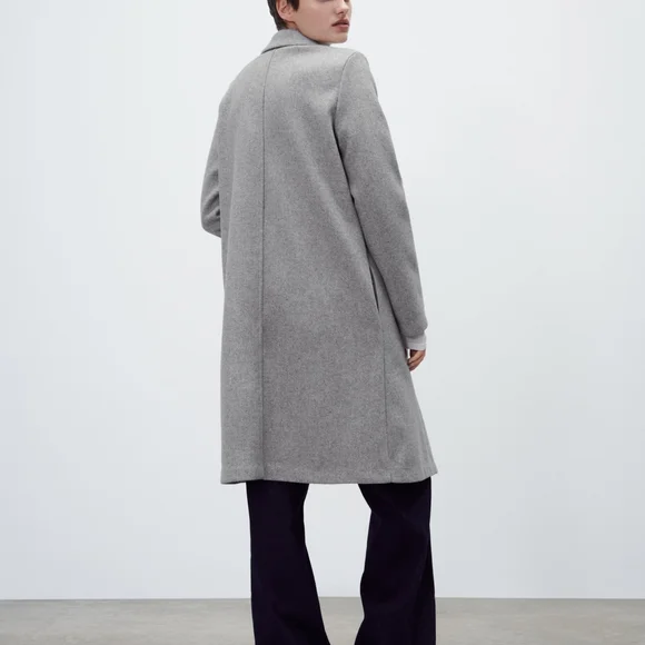 NWTs zara wool blend coat sz.sm